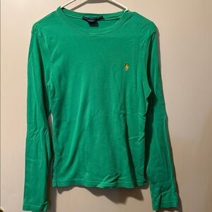 Ralph Lauren Vibrant Green Women’s Long Sleeve Tee